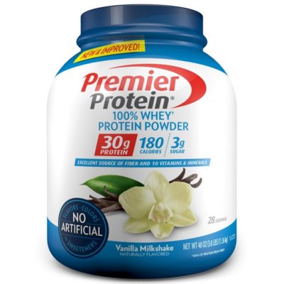 UPC 643843716143 product image for Premier Protein Whey Powder, Vanilla Milkshake (3.0 lbs.) | upcitemdb.com