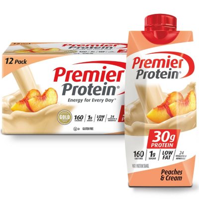 UPC 643843716266 product image for Premier Protein High Protein Shake, Peaches & Cream (11 fl. oz, 12 pack) | upcitemdb.com