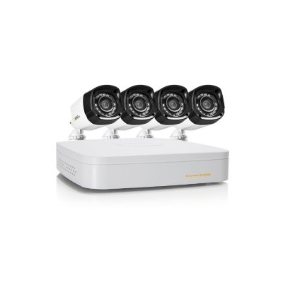Q-See 8 Channel High Definition 720p Security System with 1TB Hard Drive, 4 High Definition 720p Cameras, 80' Night Vision 