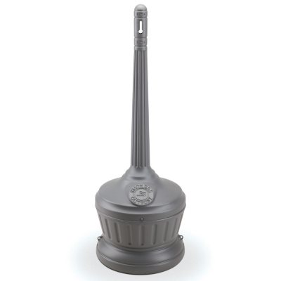 Standard Smokers' Outpost Cigarette Receptacle - Gray