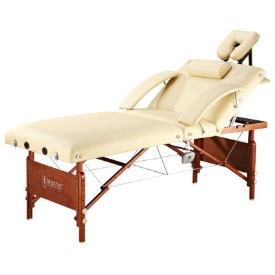 Master Del Ray Salon Therma-Top Pro Massage Table - 30" - Carrying Case with Accessories Bundle