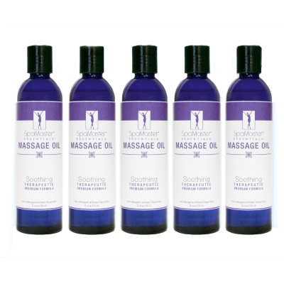 SpaMaster™ Essentials Therapeutic Massage Oil Soothing Blend - 8 oz. - 5 pk.