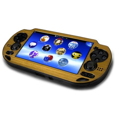 CTA Gold Metallic Faceplate Case for the PS Vita