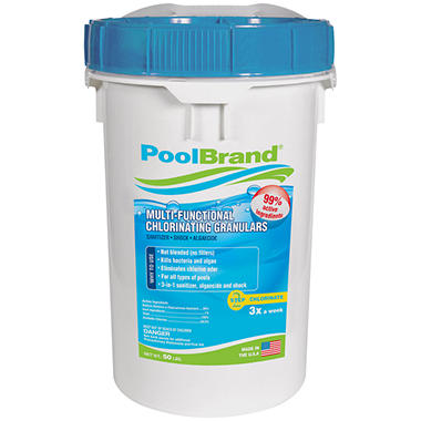PoolBrand Multi-Functional Chlorinating Granulars - 50 lbs.