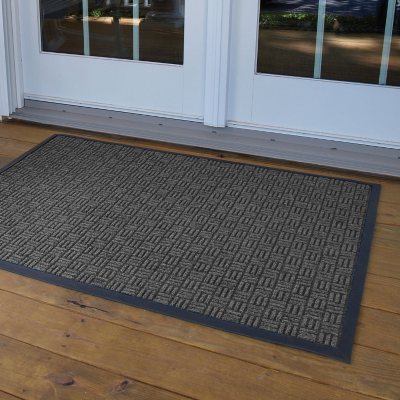 Parquet Door Mat 2' x 3' - Charcoal
