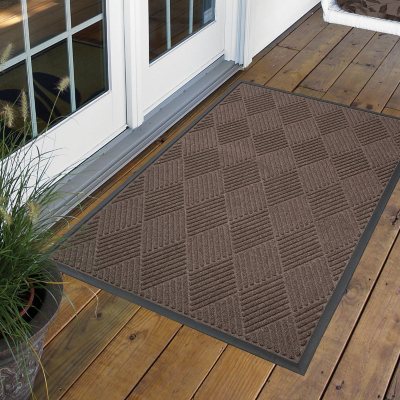 Diamond Door Mat 3' x 10' - Brown