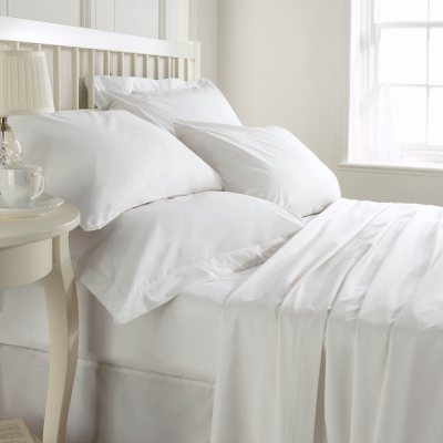 Dependability 180TC Hotel Sheets Twin Flat - 24 pk  