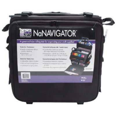 NaNavigator Rolling Tote - Black