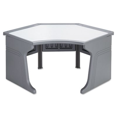 Aspira Corner Workstation - Charcoal Top