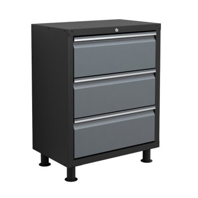 NewAge Products Performance Series RTA 3 Drawer Tool Cabinet - Gray