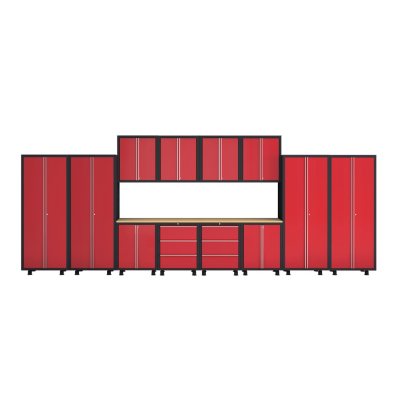 Bold Series 14-Piece Cabinet Set - Red 