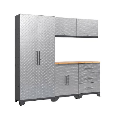 NewAge Products Performance Diamond Series 6 Piece Cabinet Set - Silver