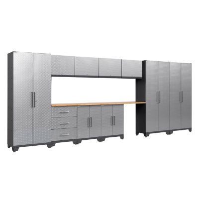 NewAge Products Performance Diamond Series 12 Piece Cabinet Set - Silver