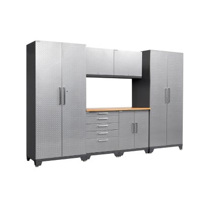 NewAge Products Performance Plus Diamond Series 7 Piece Cabinet Set - Silver 