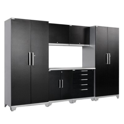 NewAge Products Performance Plus Diamond Series 7 Piece Cabinet Set - Black 