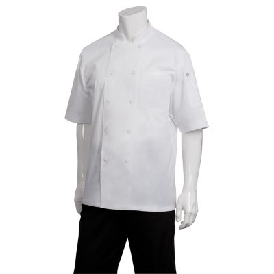 Chef Works Montreal Basic Chef Coat - White - "XL"