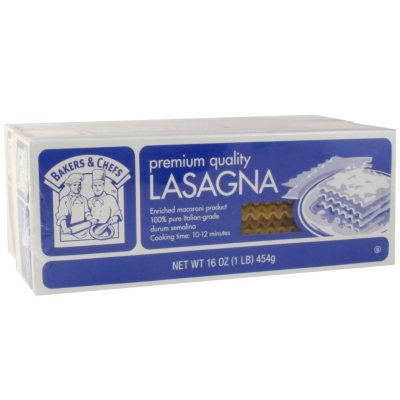 Bakers & Chefs Lasagna - 2 / 16 oz.