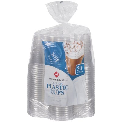 Member's Mark® Clear Plastic Cups - 20 oz. / 100 ct.