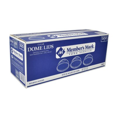 Daily Chef Dome Cup Plastic Lids (500 ct.)