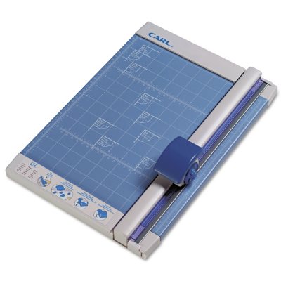 CARL - Bidex Professional Rotary Trimmer, 10 Sheets, Metal Base - 11"W x 15-1/2"D