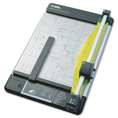 CARL - Green Machine Heavy-Duty 36-Sheet Rotary Trimmer, Plastic Base - 14-1/2"W x 22"D