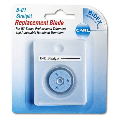 CARL - Bidex Straight Blade for Personal/Professional Rotary Trimmers
