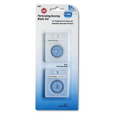 CARL - Bidex Perforating/Scoring Blade f/Personal/Professional Rotary Trimmers, 2 Pack