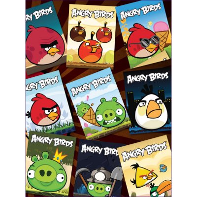 Angry Birds Stickers - 3" x 4" - 12 ct.