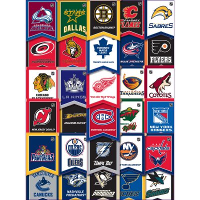 NHL Banner Stickers - 3" x 4" - 32 ct.