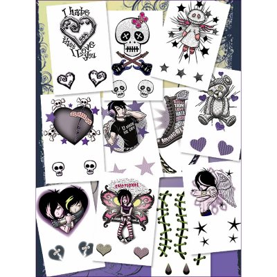 Moody Tattoos - 3" x 4" - 10 ct.