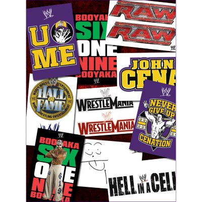 WWE Stickers - 3" x 4" - 10 ct.
