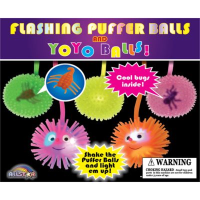 Flash Puffer YoYo Balls - 2" Capsules - 250 ct.