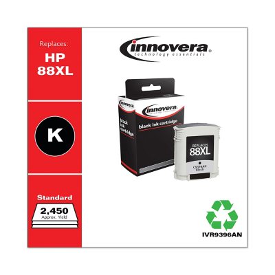 Innovera - 9396AN Compatible, Remanufactured, C9396AN (88XL) Ink, 2450 Page Yield - Black