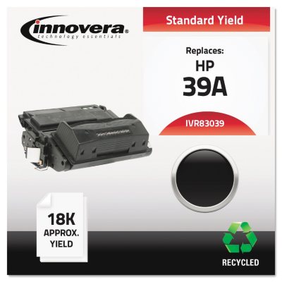 Innovera 39A Remanufactured Laser Toner, Black (18,000 Yield)