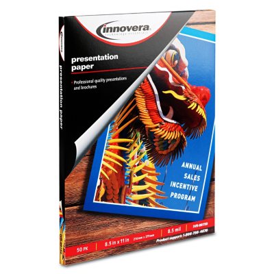 Innovera - Presentation Paper, Inkjet, 8 mil, Matte - 50 Sheets