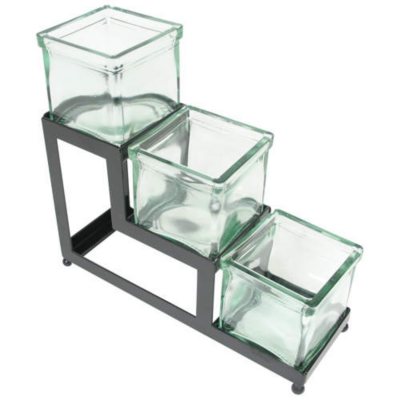 3-Tier Glass Jar Display