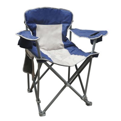 UPC 689215381977 product image for Caravan Sports 500 lb Capacity Quad Chair - Blue and Beige | upcitemdb.com