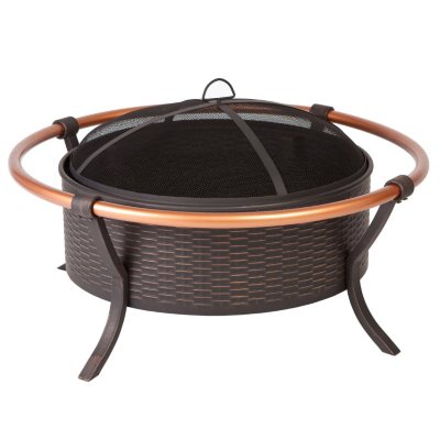 Fire Sense Copper Rail Fire Pit