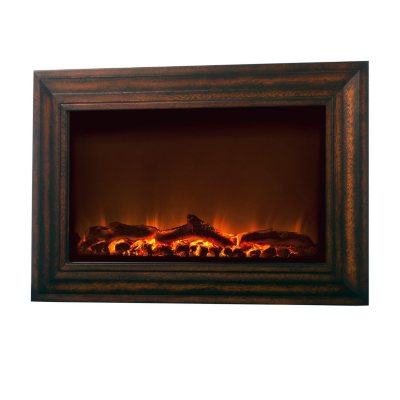 Fire Sense Wood Wall Mounted Electric Fireplace 