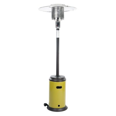 Mocha and Chartreuse Green Powder Coated Patio Heater