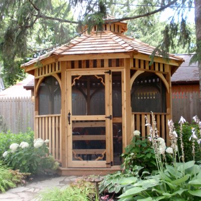 10 ft. Bayside Octagon Gazebo Screen Kit