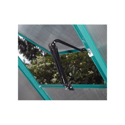 EasyGrow Greenhouse Vent with Auto Opener - Green