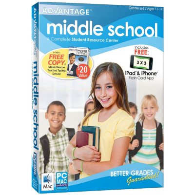 Advantage 2012 Middle School with Mavis Beacon Deluxe - PC/Mac