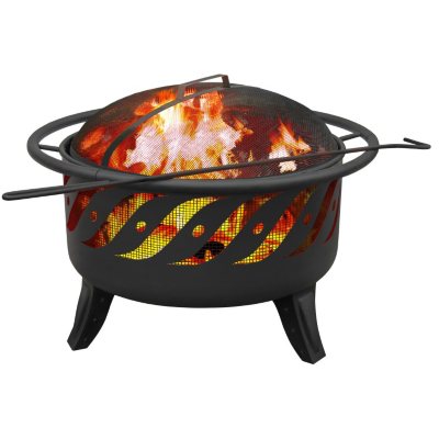 Patio Lights Firepit - Firewave - Black