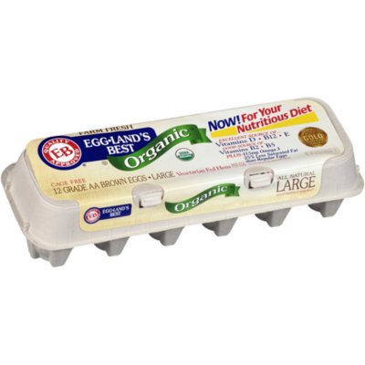 Eggland's Best Organic Eggs Grade AA - 1 doz.