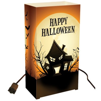 10-Count Electric Luminaria Kit - Haunted House