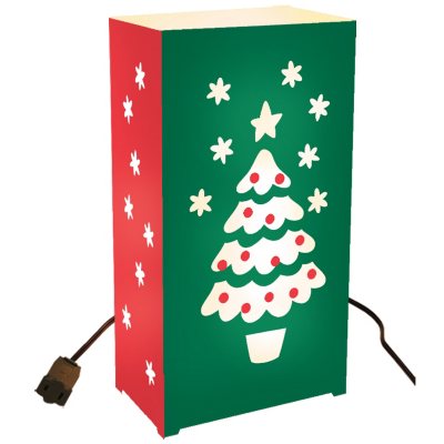 10-Count Electric Luminaria Kit - Christmas Tree