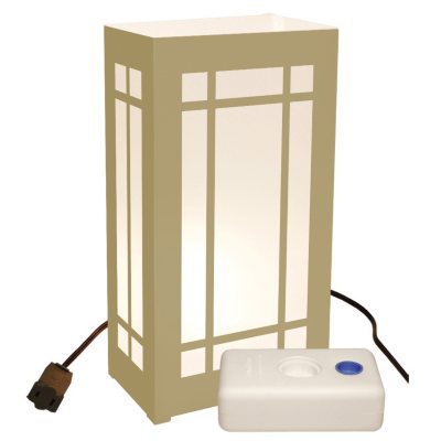 Electric Luminaria Lantern Kit with LumaBases - Gold - 10 ct.