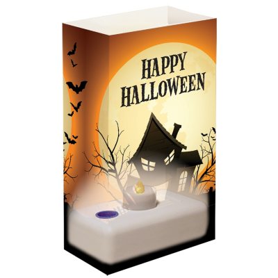 12-Count LumaBase LED Luminaria Kit - Haunted House