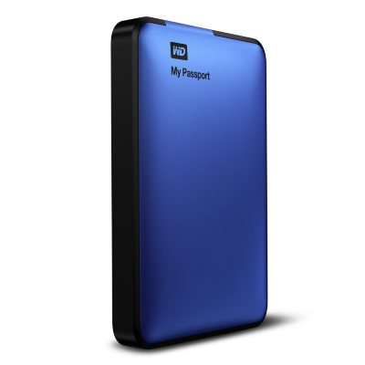 WD My Passport® 1 TB USB 3.0/2.0 high capacity portable hard drive with backup - Various Colors